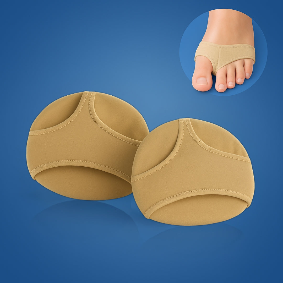 Gel Metatarsal Pads for Ball of Foot Pain Relief | Cushioned Arch Support Inserts for Morton's Neuroma & Forefoot Discomfort | Reusable