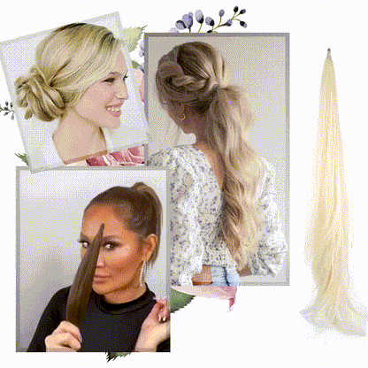Clip-In Ponytail Hair Extension with Volume Boost – Secure All-Day Hold, Multiple Shades Available