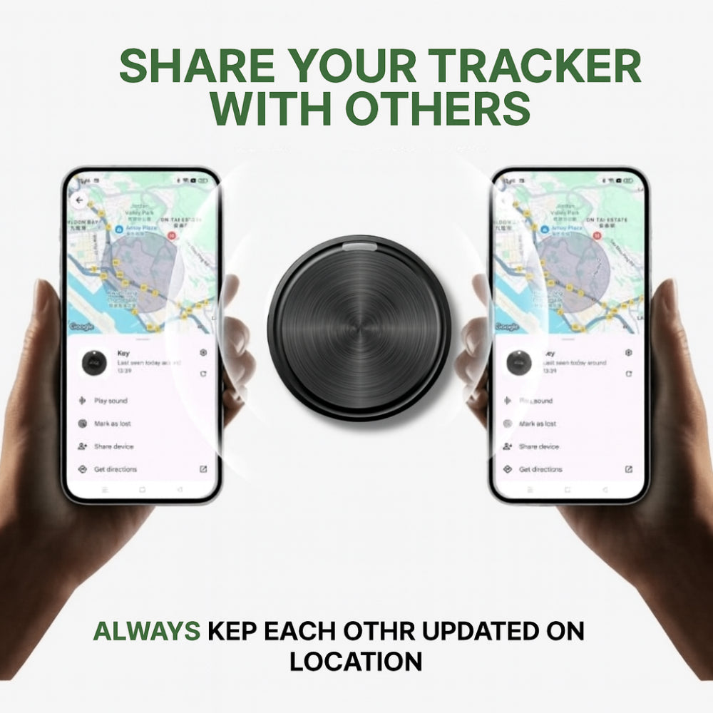 Smart Tracker Locator | Bluetooth Device for Keys & Pets with Real-Time Alerts | Compact Design for Easy Tracking