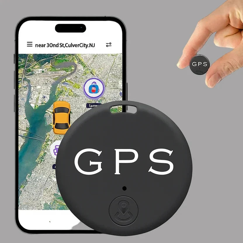 Real-Time GPS Tracker 2-Pack - Magnetic Mini Location Device for Vehicles, Luggage & Belongings - Live Position Monitoring System