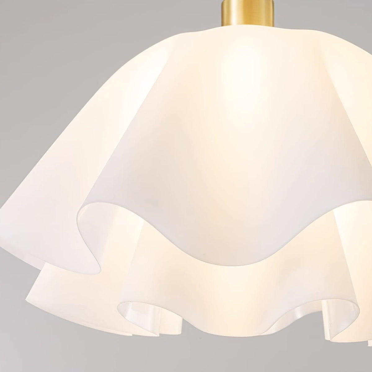 Flush Mount Overhead Light with Ribbed Polymer Shade and Metal Frame for Bedrooms, Hallways, Bathrooms | Home Lighting Fixture Dimmable Comp