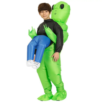 Ortekor Galactic Costume | Inflatable Alien Outfit with Leak-Proof Design | Fun for All Ages