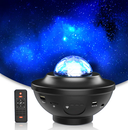 Galaxy Light Projector | 3-in-1 LED Star Projector with Bluetooth & White Noise | Create a Relaxing Atmosphere at Home