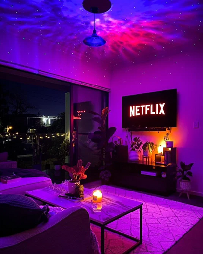 Galaxy Light Projector | 3-in-1 LED Star Projector with Bluetooth & White Noise | Create a Relaxing Atmosphere at Home