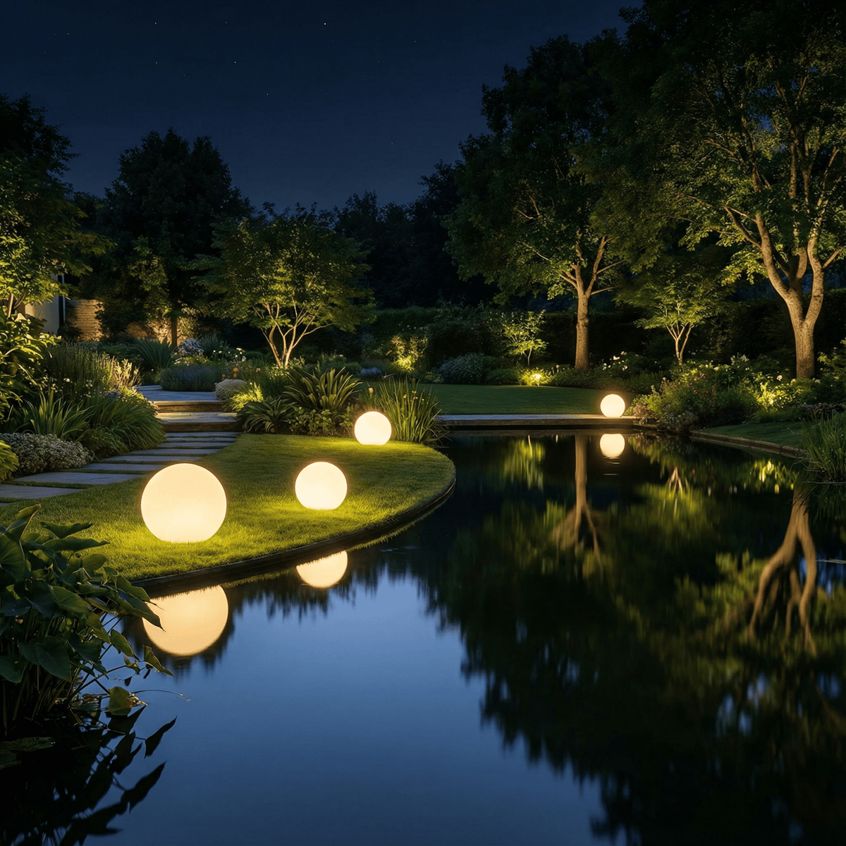 Portable LED Orb Lamp with Remote Control 4-Color Modes 10-20 in Rechargeable Cordless Sphere Light for Living Room Bedroom Bedside Nightsta