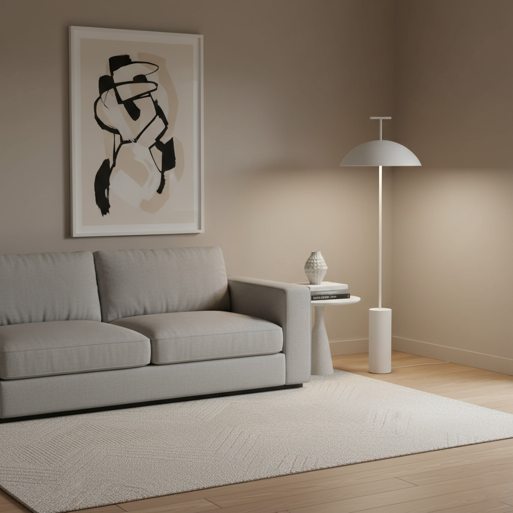 Adjustable Steel & Wood Standing Lamp 5 ft Tall for Reading Nooks Modern Living Room Bedroom Task Light Three Finishes