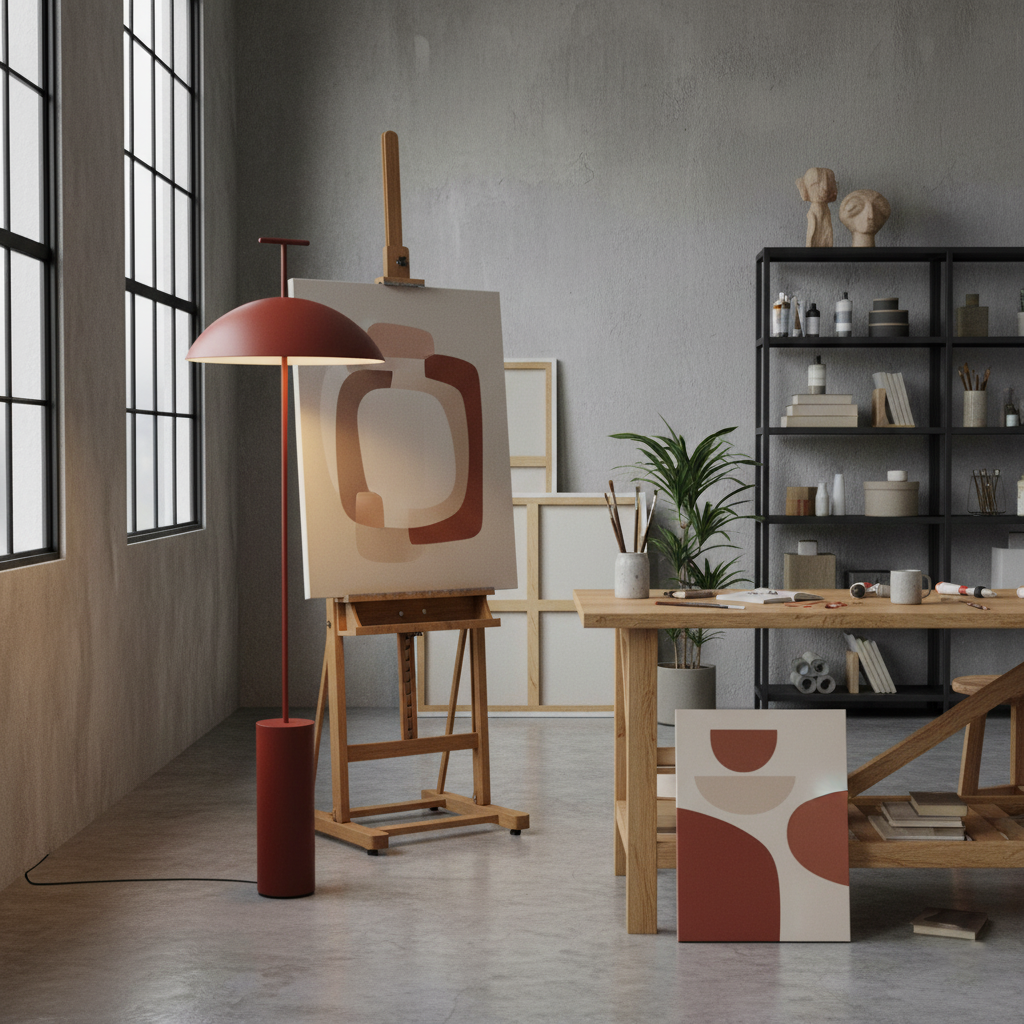 Adjustable Steel & Wood Standing Lamp 5 ft Tall for Reading Nooks Modern Living Room Bedroom Task Light Three Finishes