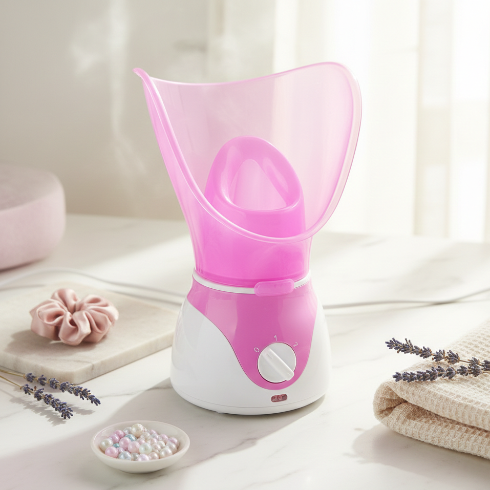 Purify Pro | Nano Ionic Facial Steamer with Quick Heating | Portable Spa Treatment for Deep Hydration and Radiant Skin