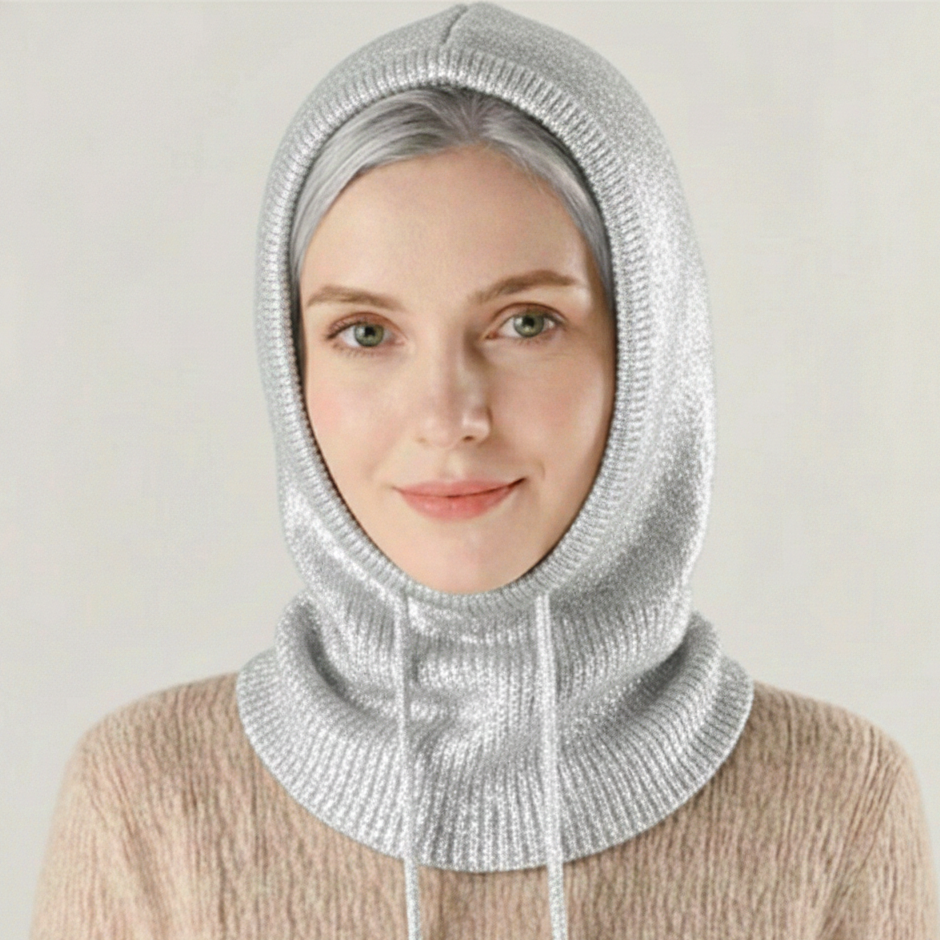 Winter Knit Cap in Soft Stretch Fabric – Warm Head Cover for Men & Women Cold Days Outdoors