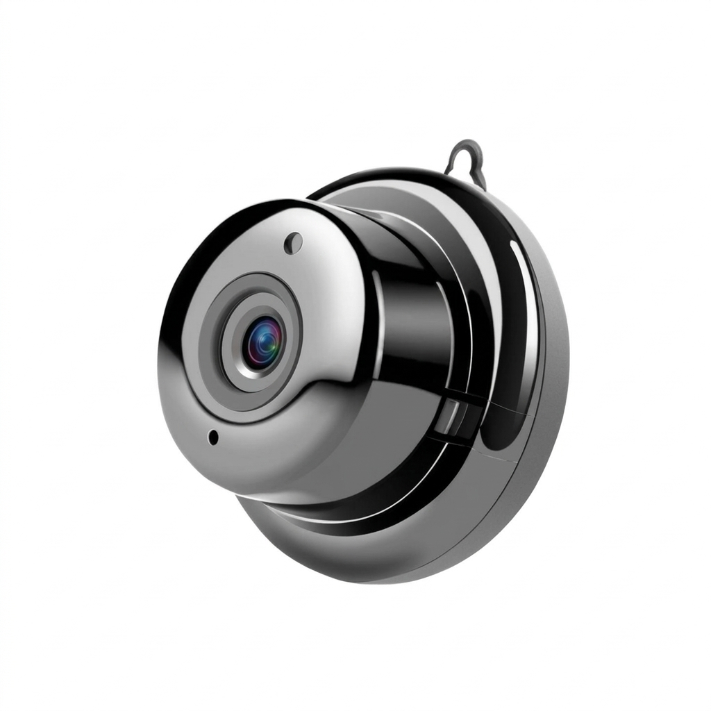 Compact Wireless Security Camera 1080p HD Video Day Night Vision Motion Detection Magnetic Mount No Drilling Smart Home Monitoring