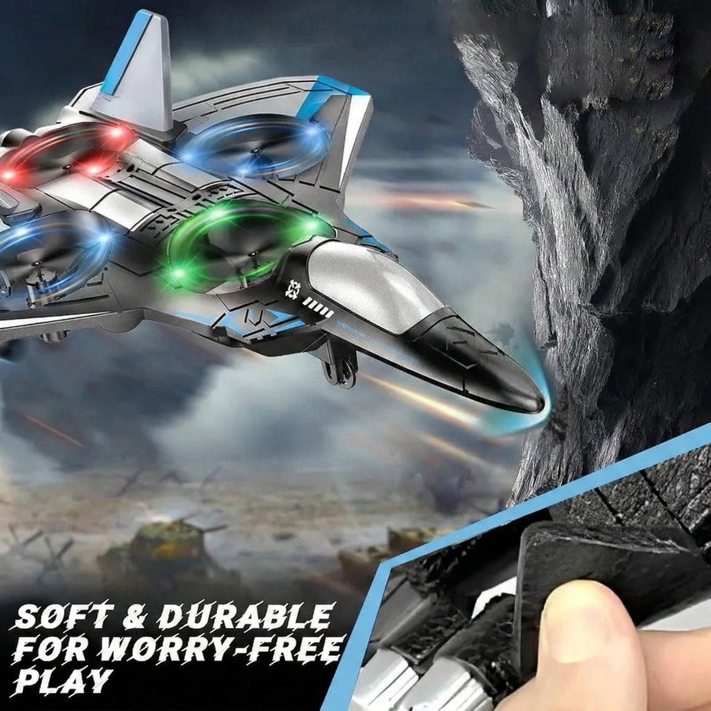 Fun RC Stunt Plane for Kids with 360 Flips