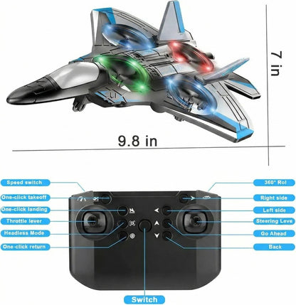 Fun RC Stunt Plane for Kids with 360 Flips