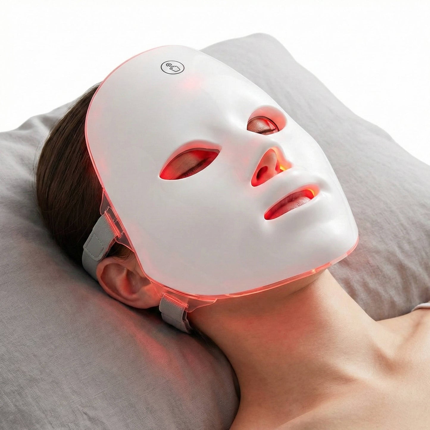 Rechargeable 7 Color LED Facial Mask with Adjustable Bands - Ortekor