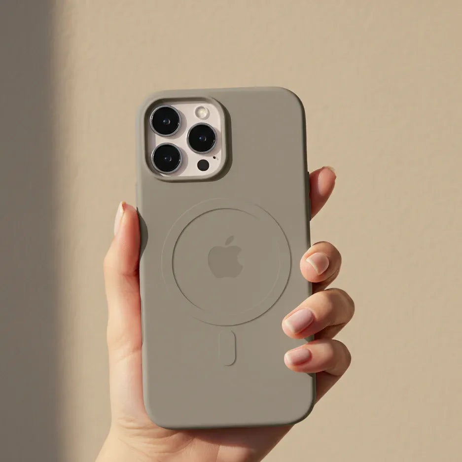 MagneSoft Luxe | iPhone 14 Case with Magnetic Soft-Touch Surface | Slim Design for Elegant Protection
