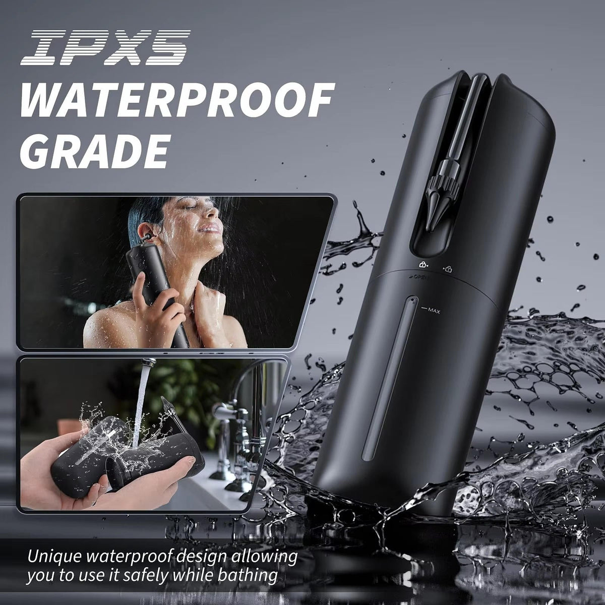 Gentle Ear Cleaning Solution | Adjustable Pressure with Waterproof Design for Comfortable Ear Care
