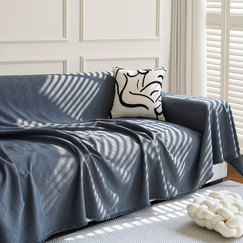 Dazzle Sofa Cover - Breathable Chenille, Geometric Design, Pet Friendly