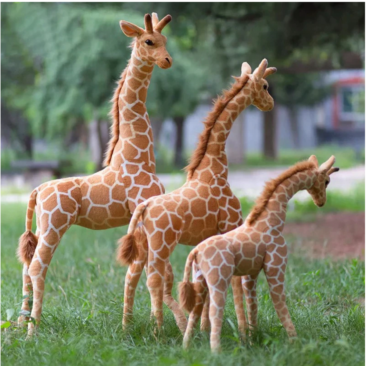 Giant Plush Giraffe | Oversized Stuffed Animal with Realistic Design | Soft Cuddly Companion for Kids