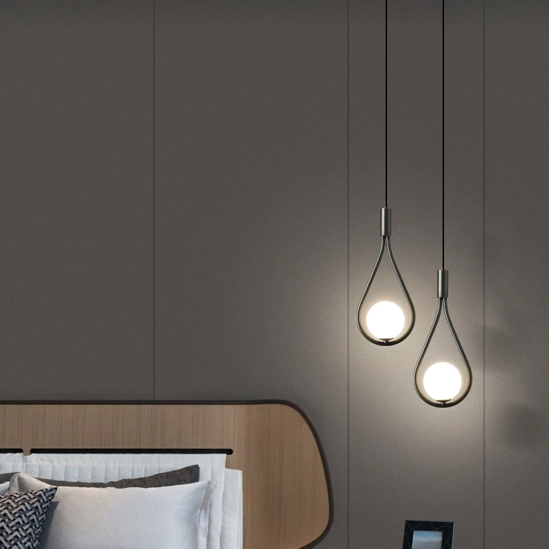 Sleek Adjustable Hanging Lamp with Directional Shade – Black or Gold Finish – Dining Room, Kitchen Island & Bedroom Ceiling Fixture