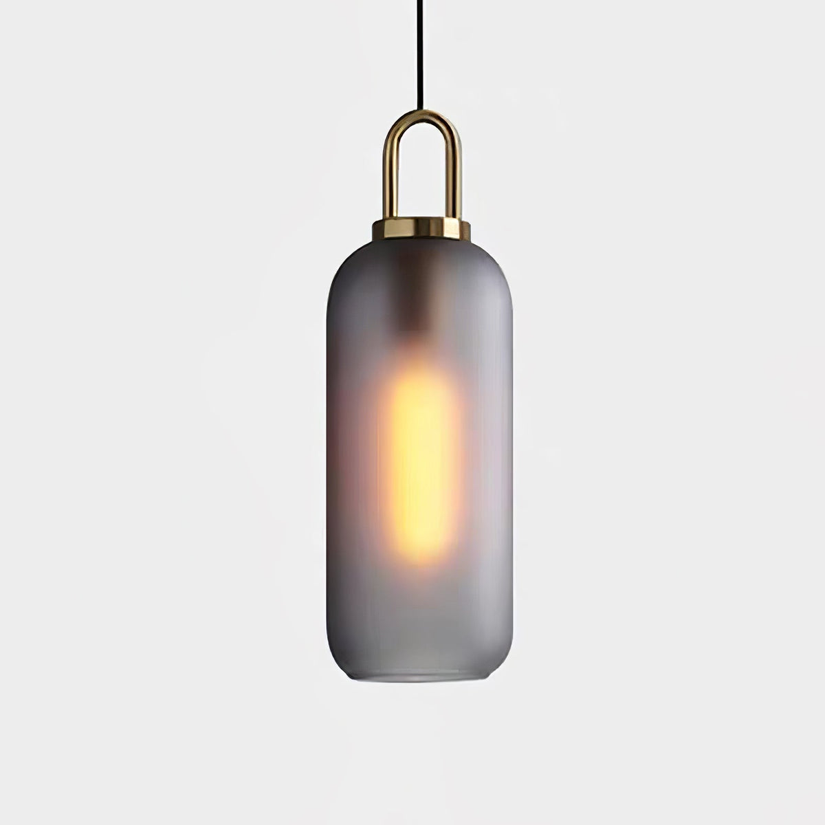 Glass Globe Hanging Light Fixture with Adjustable Cord for Dining Room Kitchen Island Bedroom Modern Minimalist Ceiling Pendant Lamp