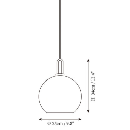 Elegant Glass Pendant Light | Modern Kitchen Pendant Lighting with Adjustable Height | Sophisticated Illumination for Any Room