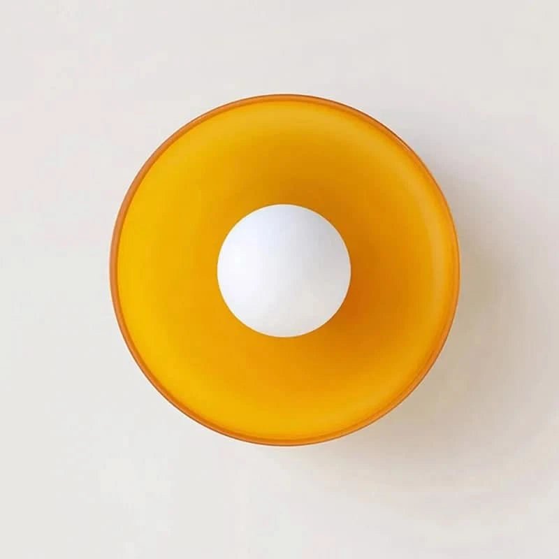 Lumosphere - Sleek Flush Mount Ceiling Light with Glass Shade