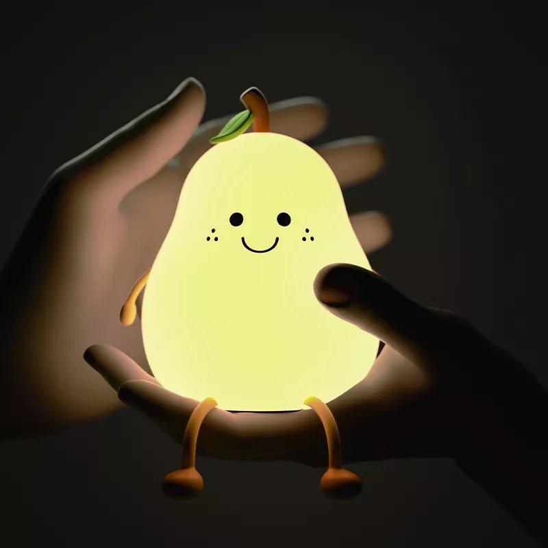 Glimmer Nightlight - Soft Silicone, USB Rechargeable, Adjustable Brightness