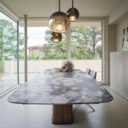 Glass Dome Hanging Ceiling Light 10 Inch for Kitchen Island Dining Room Indoor Pendant Fixture Adjustable Wire Metal Hardware