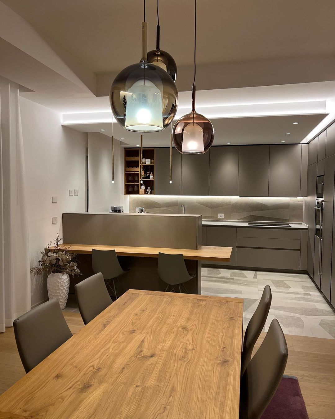 Glass Dome Hanging Ceiling Light 10 Inch for Kitchen Island Dining Room Indoor Pendant Fixture Adjustable Wire Metal Hardware