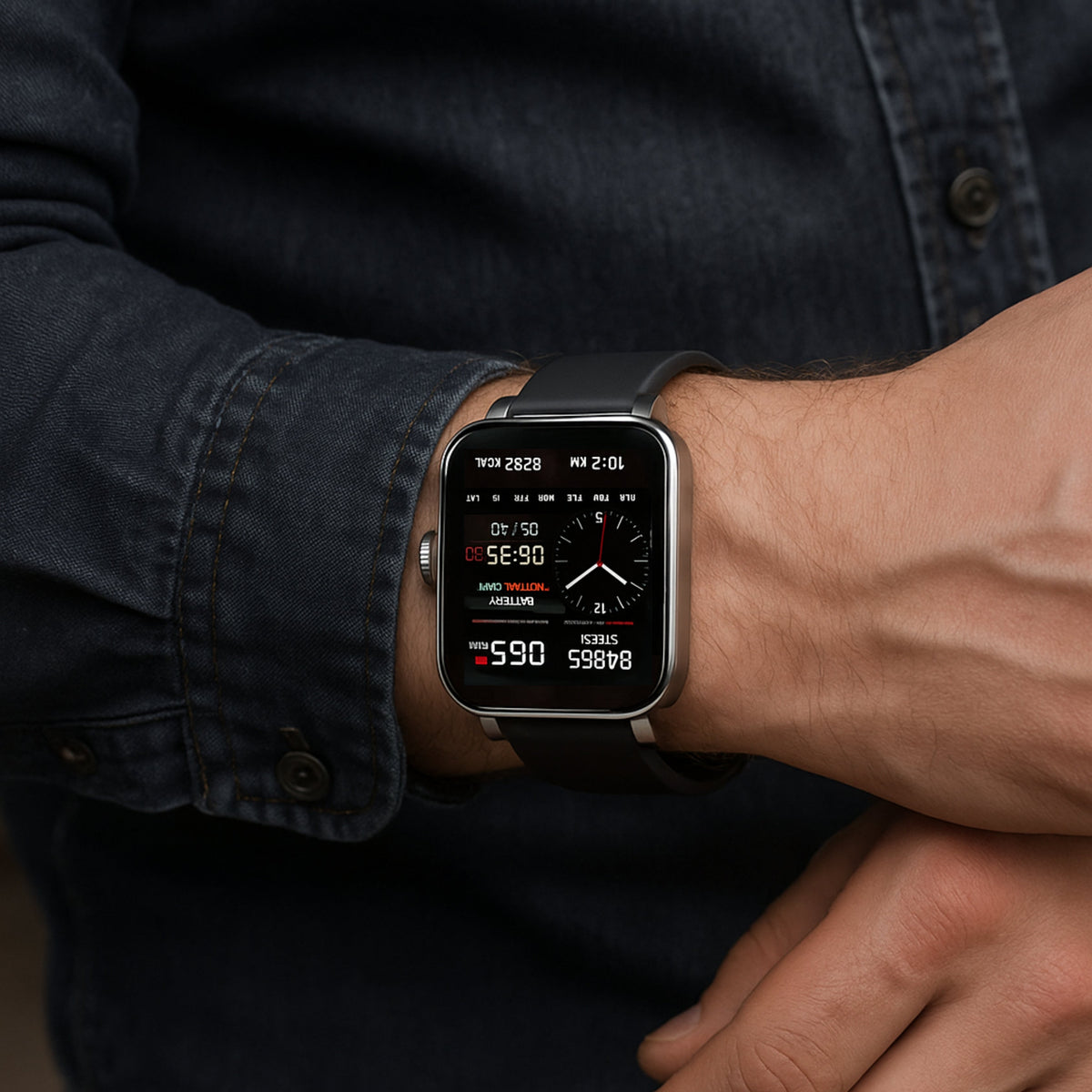 HealthTrack | Smartwatch with Activity Tracking, Sleep Insights and Smart Notifications
