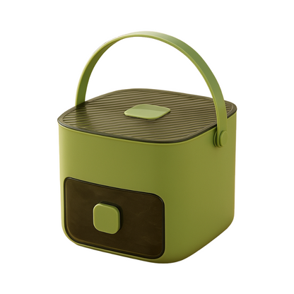 Ice Cube Maker with Press Release Storage Container for Kitchen Freezer Picnics