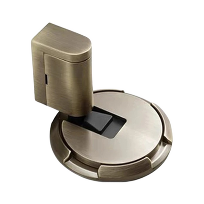 Magnetic Door Stopper – Heavy-Duty Brass Hold for Any Door, Easy Mount, Wind-Resistant – Home Hardware for Entryways, Bedrooms, Offices