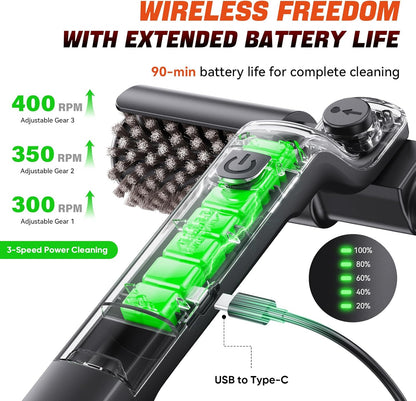 GrillMaster Pro™ – Electric Grill Brush