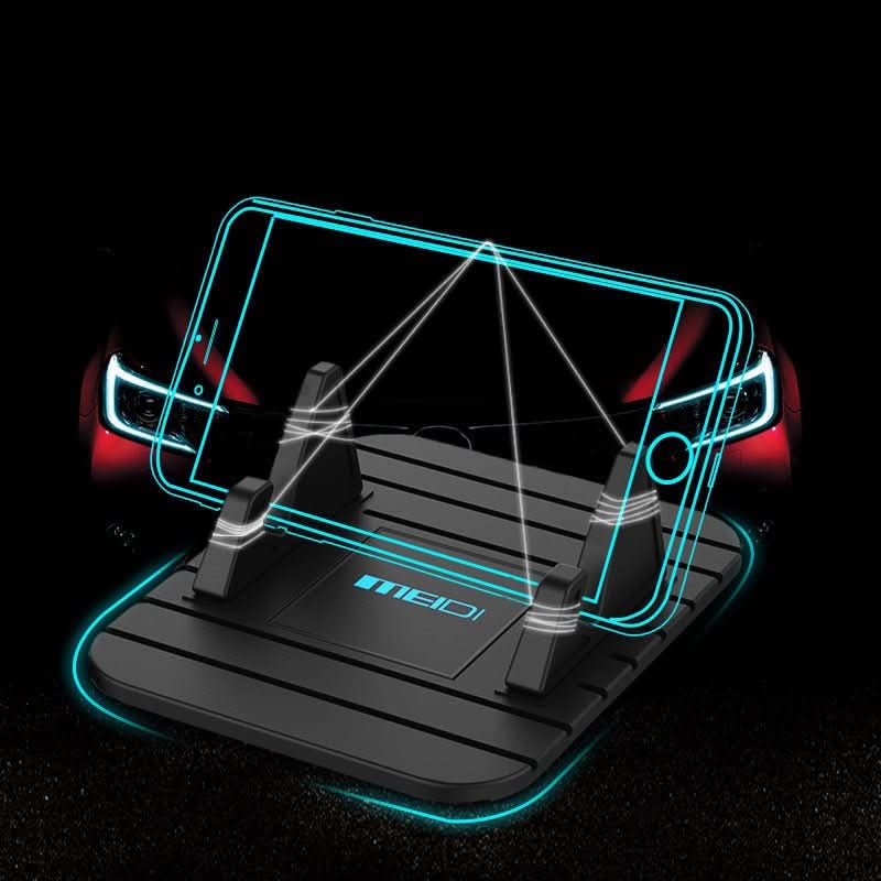 Dashboard Phone Mount Pad Non-Slip Silicone Holder for Car with Secure Grip | Universal Smartphone Stand for iPhone Android | Hands-Free