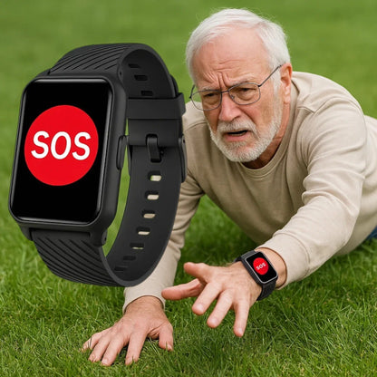 Guardian Watch | Smartwatch for Seniors with Fall Detection & GPS Tracking | Essential Safety Features for Independence