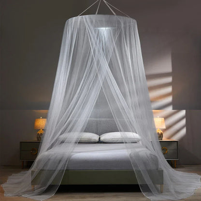 Pop-Up Mosquito Net Tent for Full Size Bed – Freestanding Bug Screen for Bedroom & Camping Travel