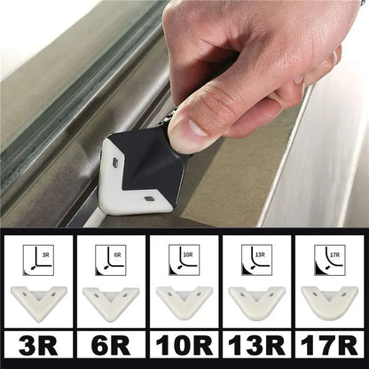 Multi-Purpose Caulk Finishing Tool Kit for Bathroom Kitchen Tile Grout Sealing Projects Silicone Smoothing Removal Edger