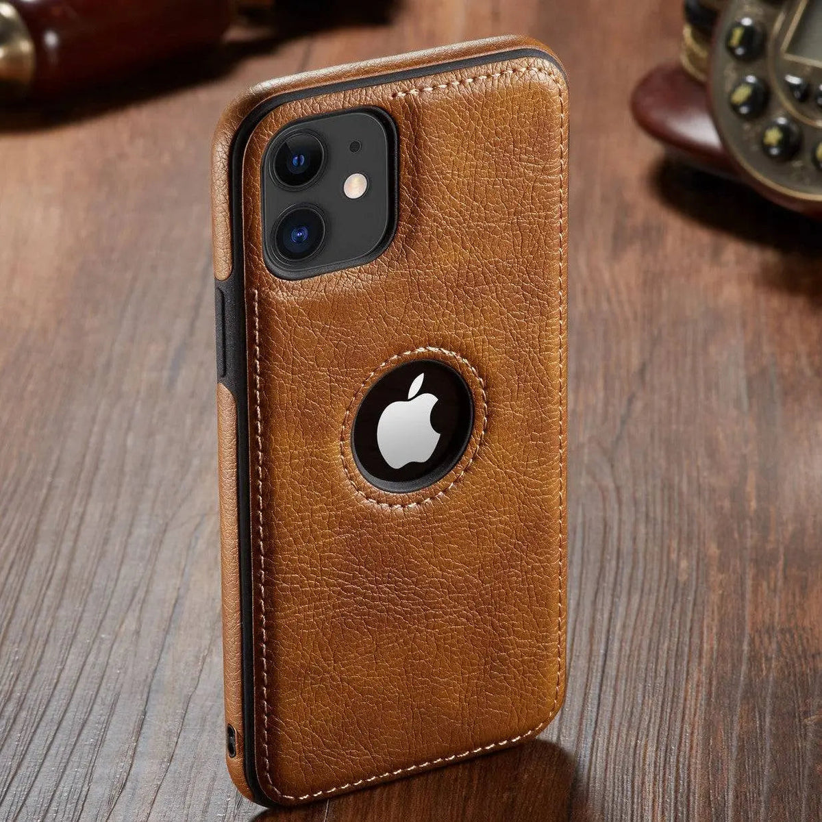 Leather Fitted iPhone 11 / 11 Pro / 11 Pro Max Shell – Edge Guard, Camera Lift, Full-Button Coverage