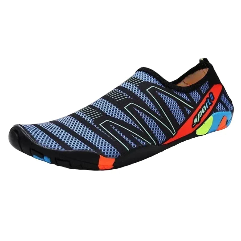 Quick-Dry Water Shoes for Swimming, Beach & Water Sports | Lightweight Aqua Socks with Drainage Holes & Anti-Slip Sole | Barefoot Wet
