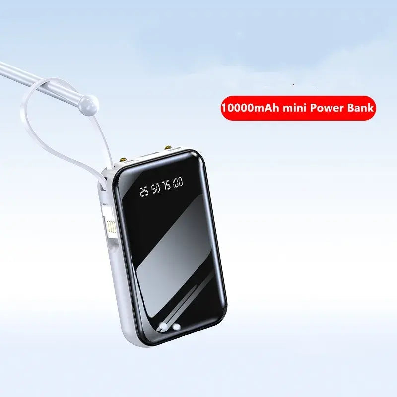 Ortekor Best Power Bank | Best Portable Charger with Integrated Cable Management & Digital Display | High-Capacity Portable Power Bank for iPhone, Samsung & Android