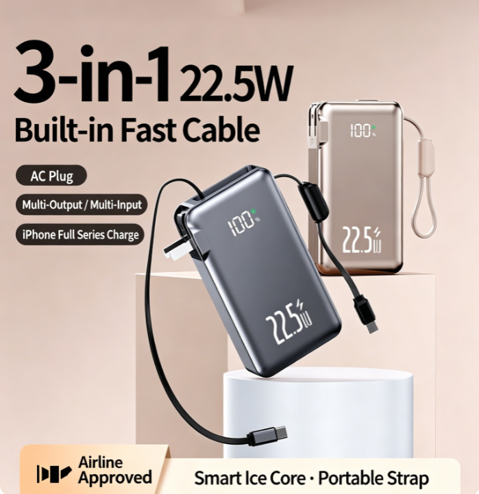 Best Power Bank | Portable Charger Power Bank with LCD Display & Fast Charging | Best Portable Power Bank for iPhone, Samsung & Android