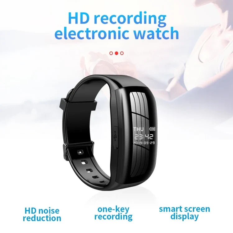 Smart Watch Security Camera | 1080P HD Video & Voice Activation | Sleek Design for Personal Safety