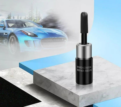 Windshield Crack Repair Kit – DIY Auto Glass Chip Fixer with Resin & Applicator for Car Windows, Mirrors & Glass Surfaces