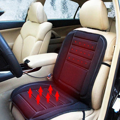 12V Car Seat Heating Pad Full Body Warmer for Winter Driving with Fast Heat-Up & Universal Fit for SUVs Trucks Vans