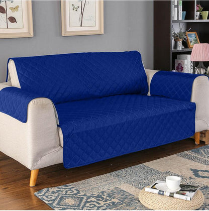 Quilted Furniture Throw Protector with Anti-Slip Backing for Couches and Sofas – Water-Resistant Padded Slipcover for Pet Owners, Living Roo