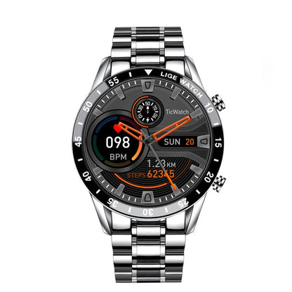 4G Smartwatch with Built-In Calling & Keypad – Metal Band Wrist Phone for Calls, Messaging & Fitness Tracking