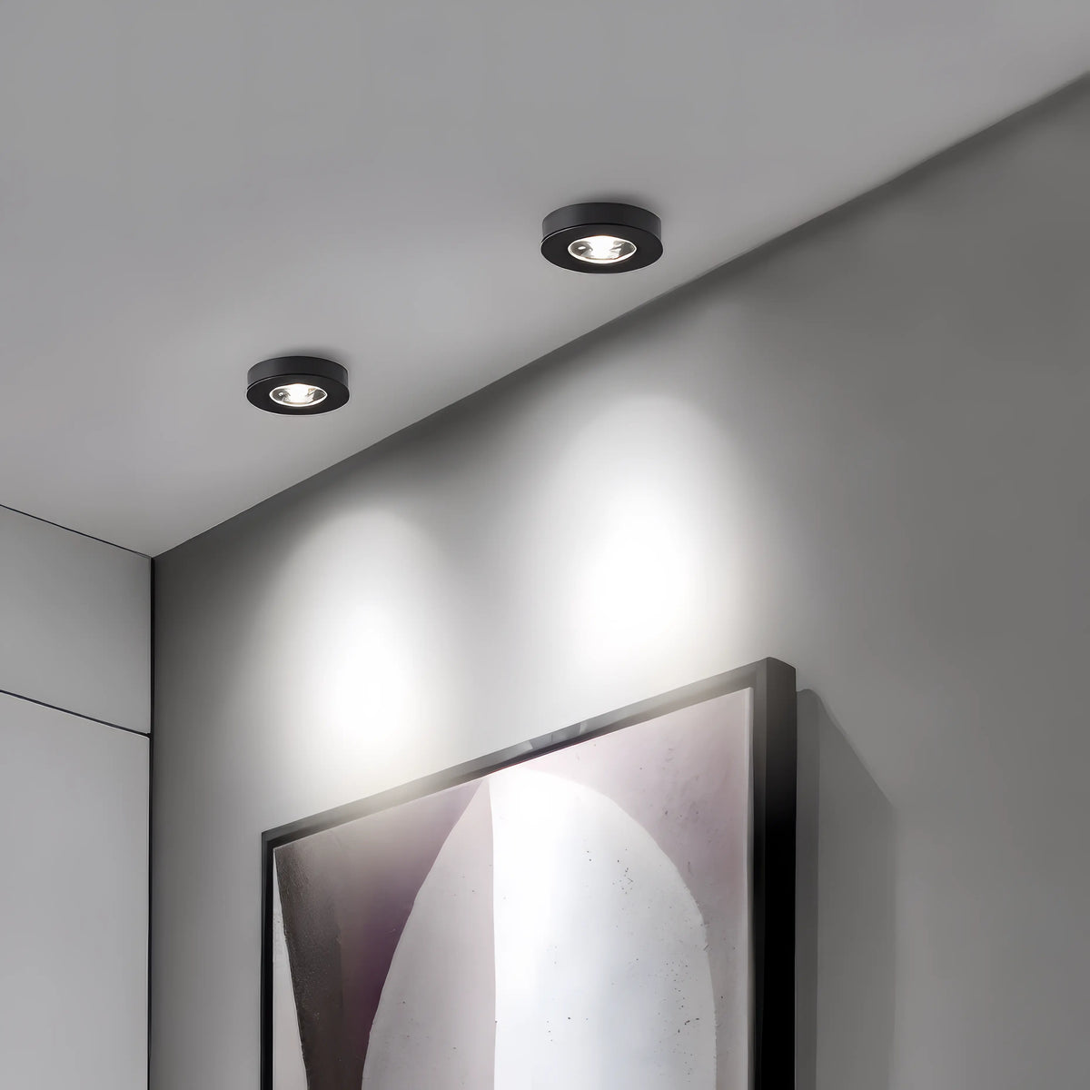 Slim LED Recessed Ceiling Light – Low-Profile Downlight, Dimmable Flush Mount for Kitchen, Living Room, Office
