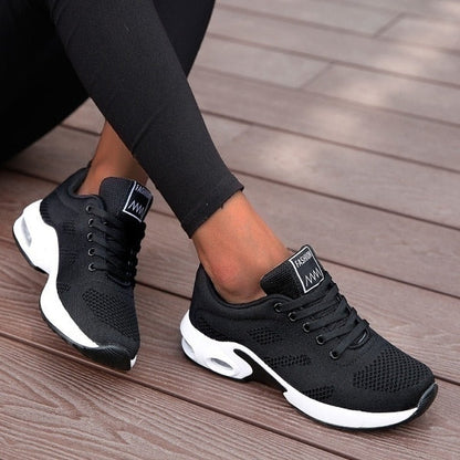 Women's Cushioned Walking Sneakers with Arch Support – Ergonomic Athletic Shoes for Daily Comfort, Training & Active Lifestyle