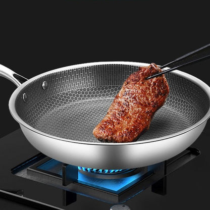 Stainless Steel Nonstick Frying Pan 11 Inch for Gas Induction Electric Ceramic Stovetops Dishwasher Safe