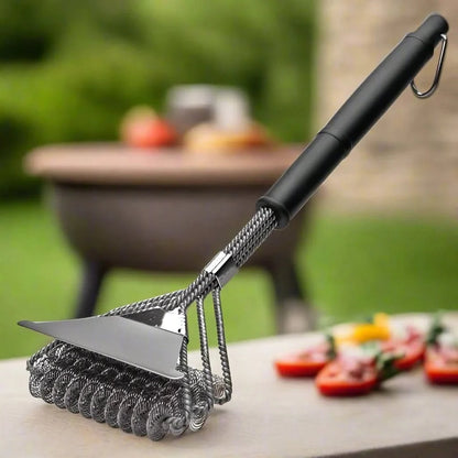 GRATEGUARD – Stainless Steel BBQ Brush for Safe Cleaning