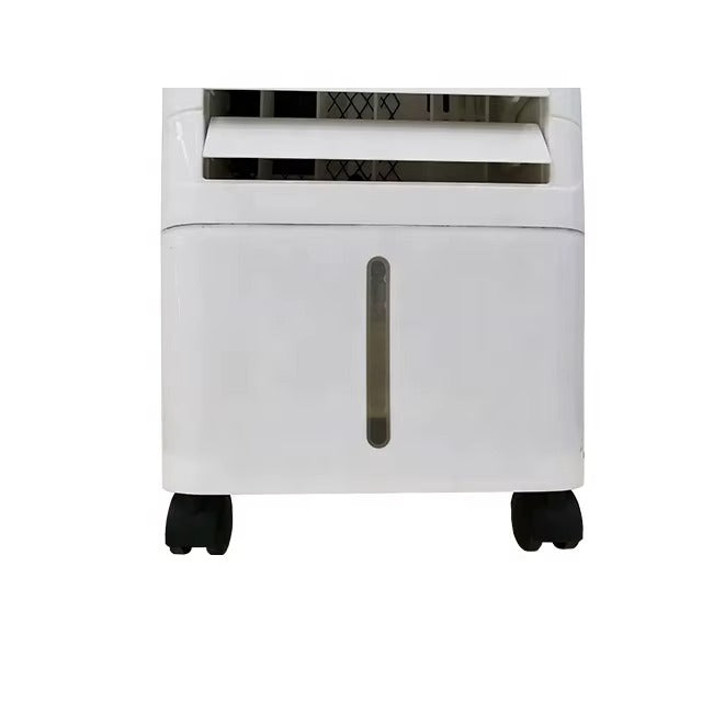 Portable Evaporative Air Cooler with Humidifier and Air Purifier - 3-in-1 Personal Cooling Fan with Ice Compartment, Remote Control, Timer